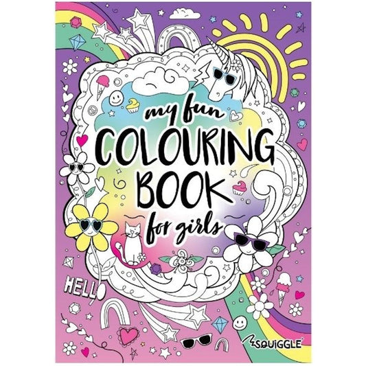 A4 Colouring Fun Girls