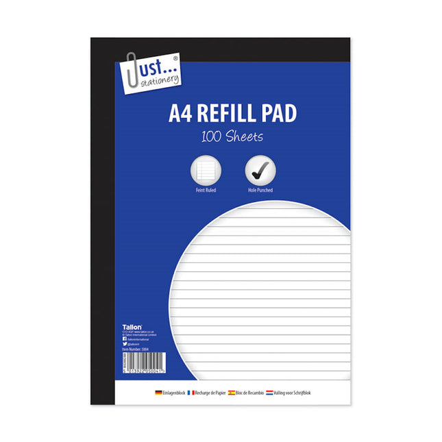A4 Lined Refill Pad - 100 Sheets