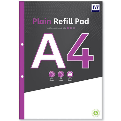 A4 Plain Paper Refill Pad - 120 Pages