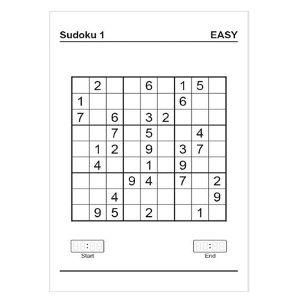 A4 Sudoku Puzzles - Assorted