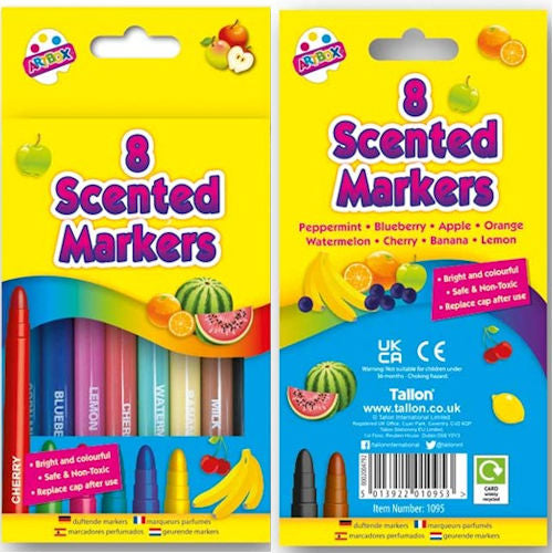 Scented Markers - 8 Pack