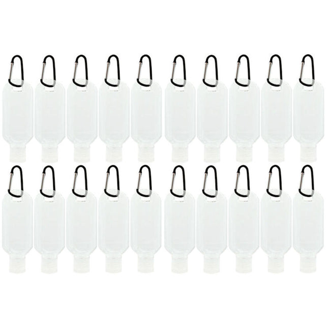 Travel Containers Black Hooks - 20 Pack