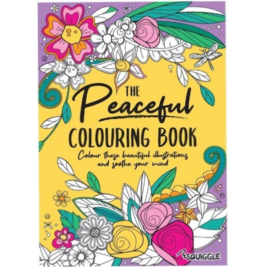 A4 Peaceful Advanced Colouring Book