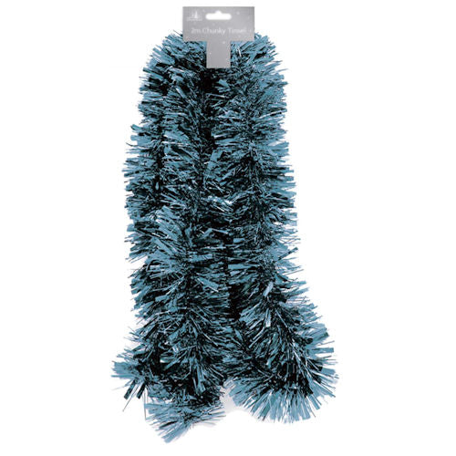 Chunky Tinsel - Pale Blue