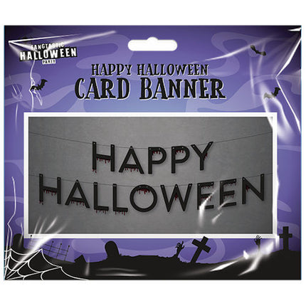 Halloween Happy Halloween Card Banner - 1m