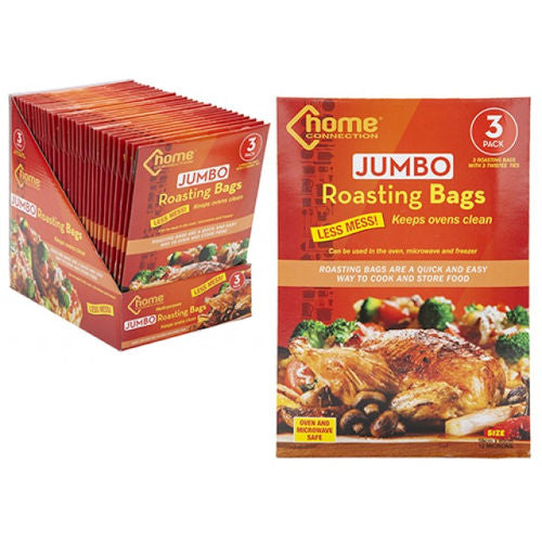Jumbo Meat Roasting Bags - 3 Pack