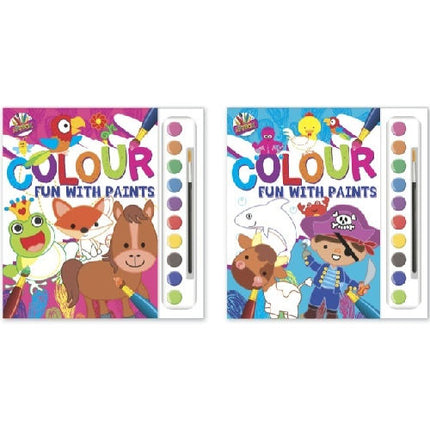 Colouring Fun With Paints - Assorted