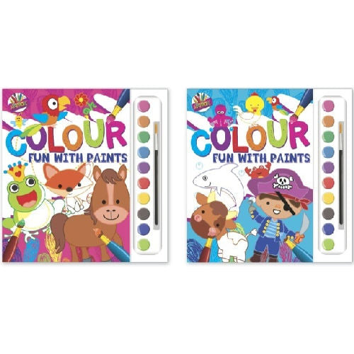 Colouring Fun With Paints - Assorted