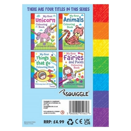 A4 My First Animal Things That Go Colouring Book - Assorted