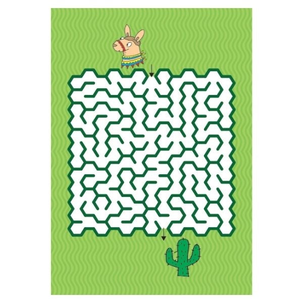 A4 Mazes Puzzle Book - Assorted