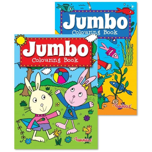 A4 Jumbo Colouring Book - Assorted