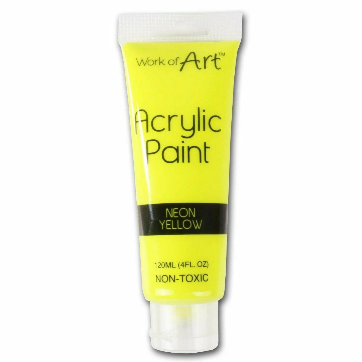 Neon Yellow Acrylic Paint - 120ml