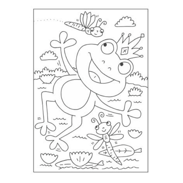A4 Magical Creatures Colouring Book - Enchanting Mythical Beings High Quality Fantasy