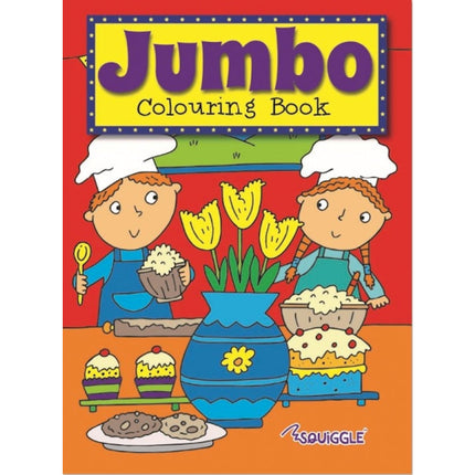 A4 Jumbo Colouring Book - Assorted