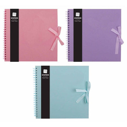 Large Pastel Scrap Book - 3 Pack