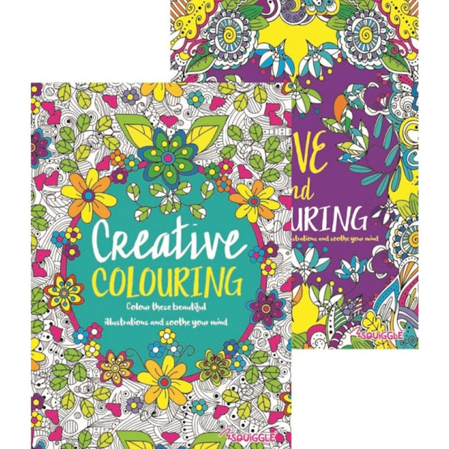 A4 Advanced Colouring Book - Assorted