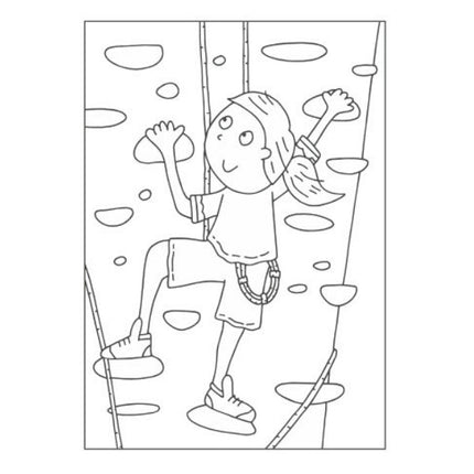 A4 Super Cool Sports Colouring Book