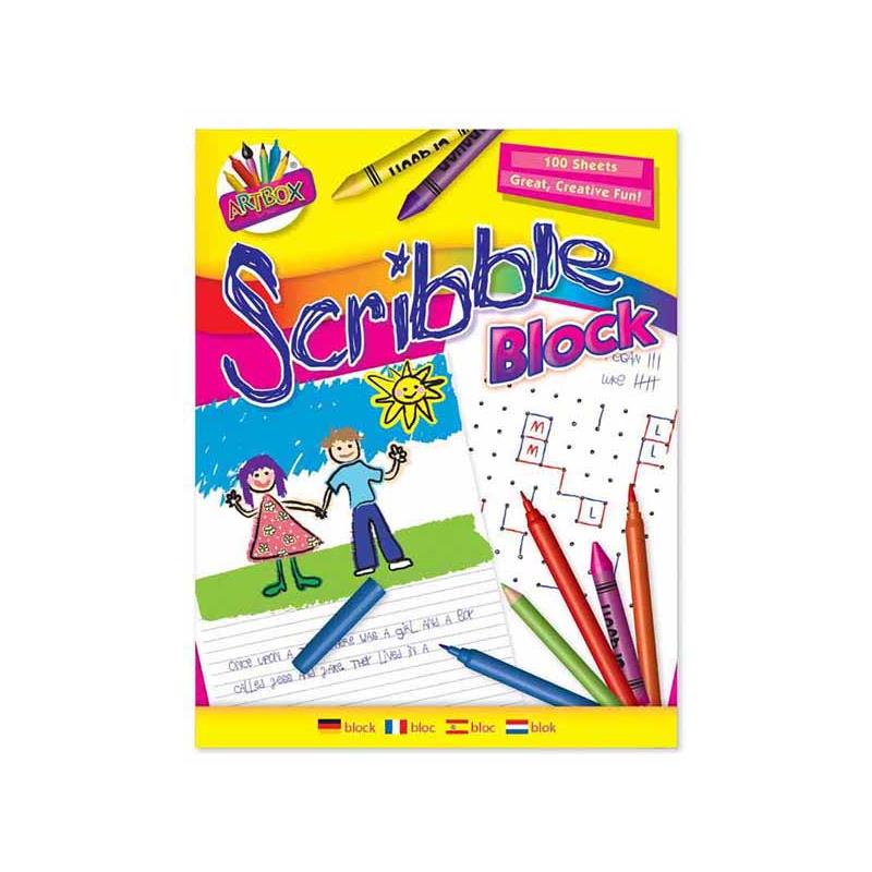 Scribble Block - 100 Pages Notepad Writing Sketching Drawing Pad
