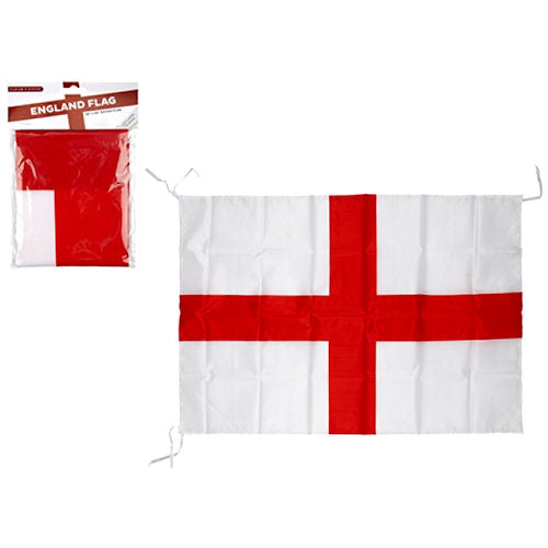 Large St George Rayon Flag - 89cm x 60cm English National Flag Football Support