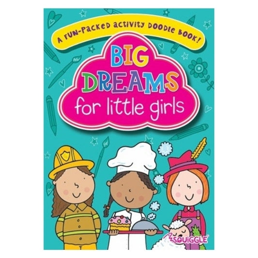 A4 Dream Big Activity Doodle Book - 32 Pages
