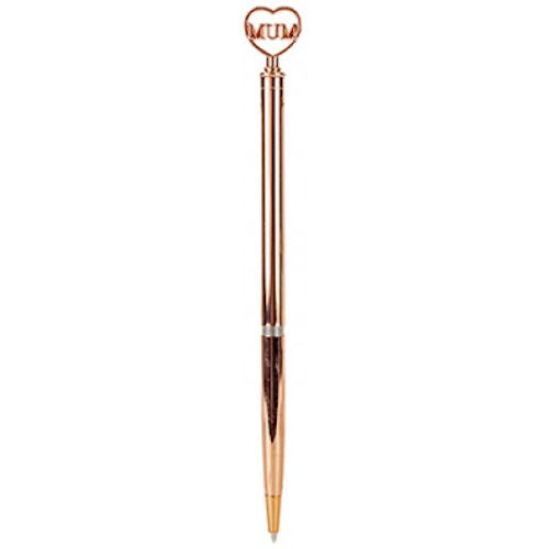 Luxury Mum Pen in Rose Gold - Elegant Gift for Mothers Barrel Black Ink